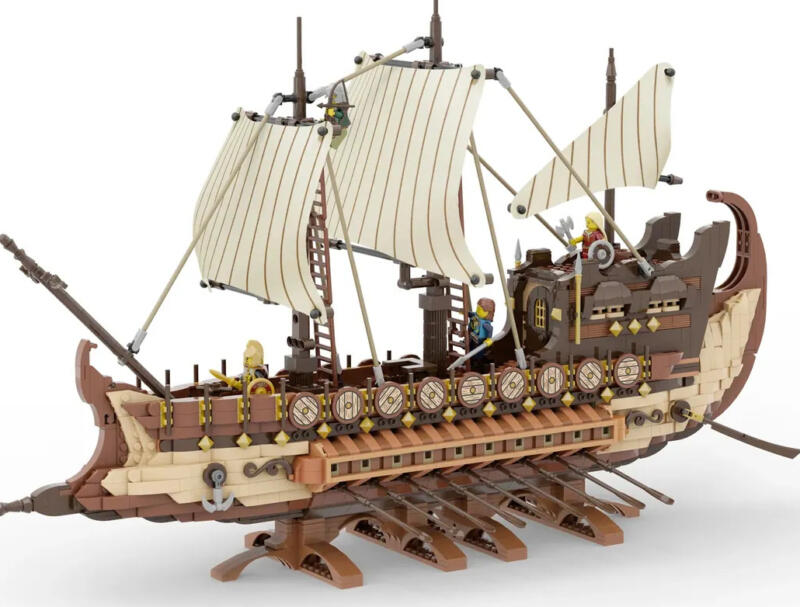 LEGO Ideas: il set Galea di Guerrieri