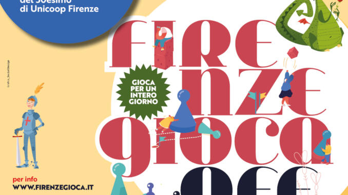 Domenica 1 ottobre 2023 arriva FirenzeGioca OFF