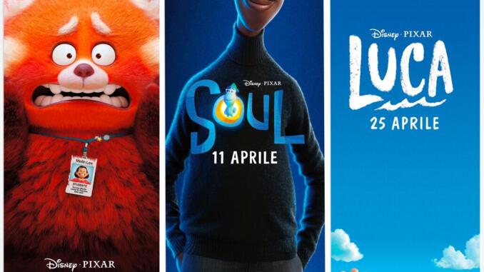 Red, Soul e Luca arrivano al cinema per la prima volta