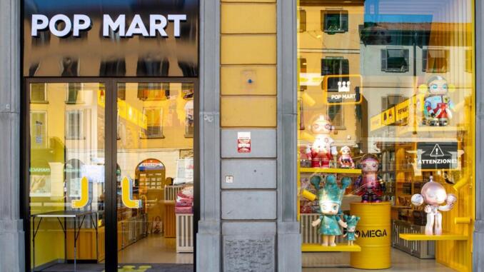 Pop Mart apre il suo primo negozio in Italia